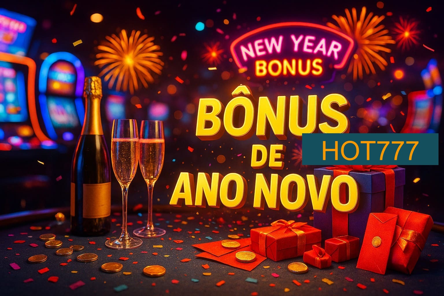 Promoções de Ano Novo no HOT777